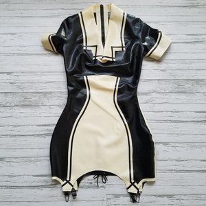 Latex Maid Uniform Dress